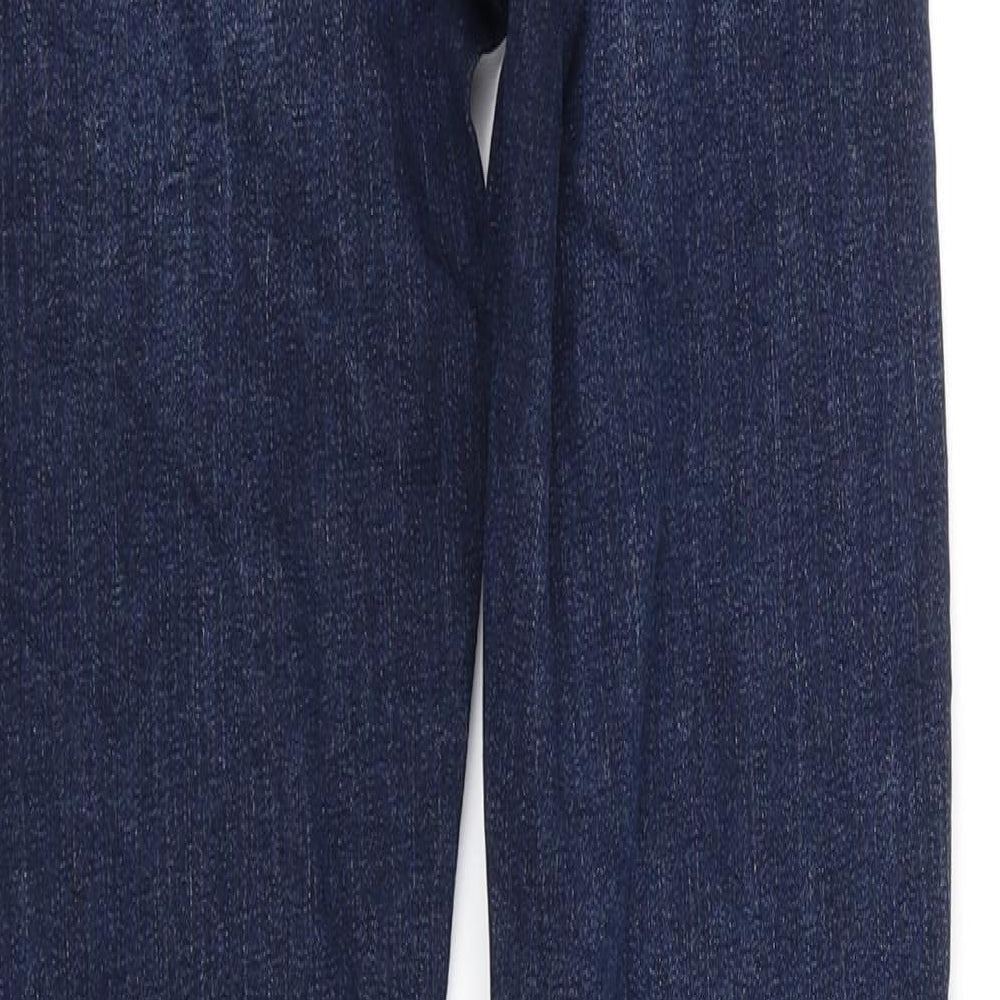 Denim & Co. Womens Blue Straight Jeans Size 8 L28 in