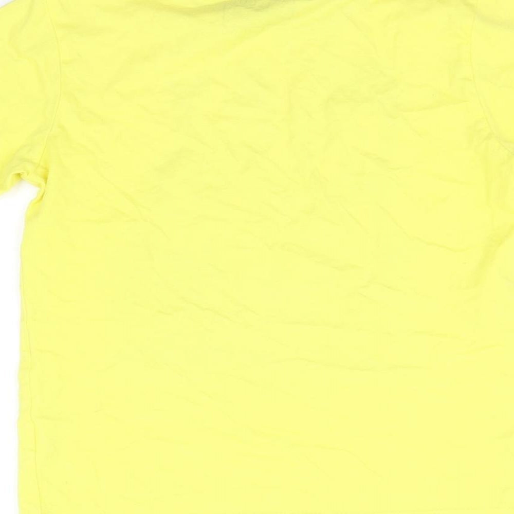 rebal Girls Yellow Basic T-Shirt Size 7-8 Years
