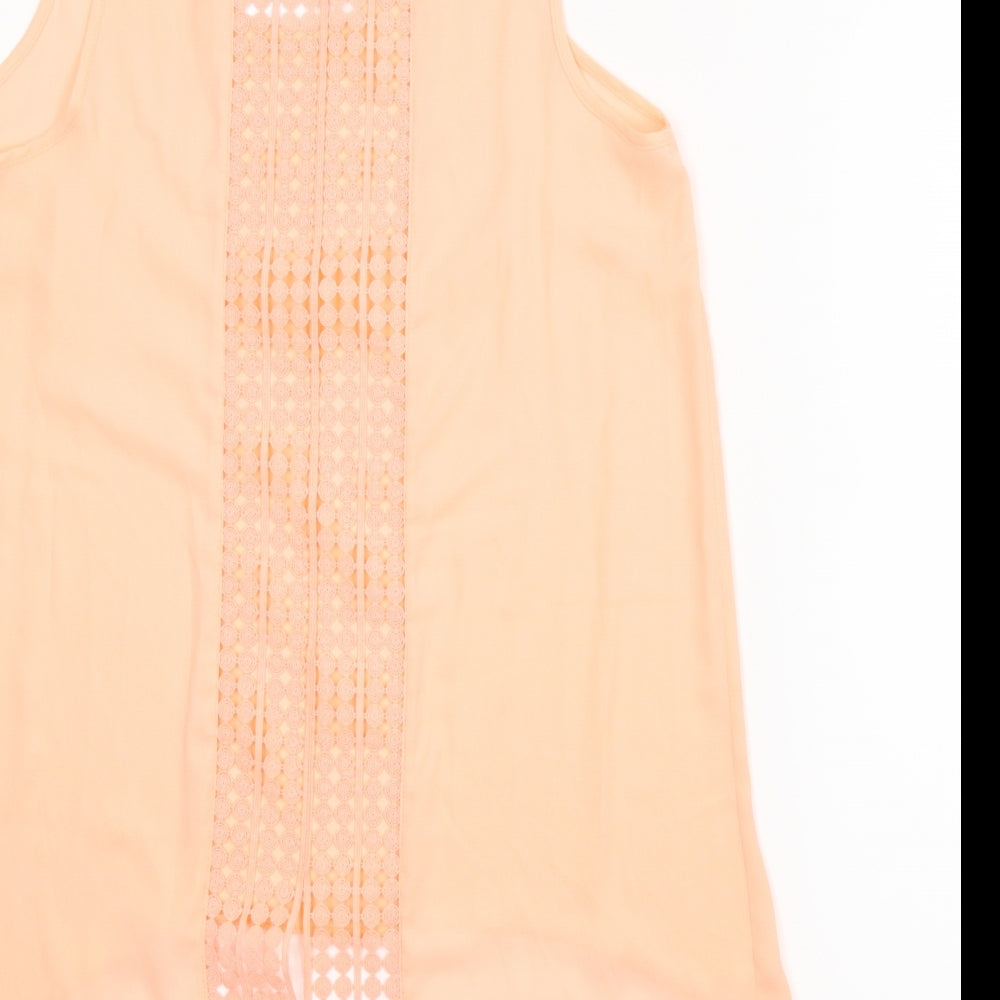Atmosphere Womens Pink Basic Blouse Size 14 - Split back