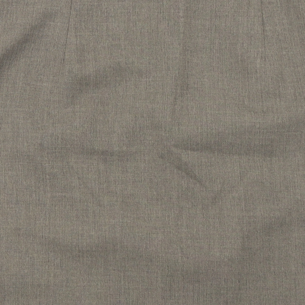 Preworn Womens Brown A-Line Skirt Size 14