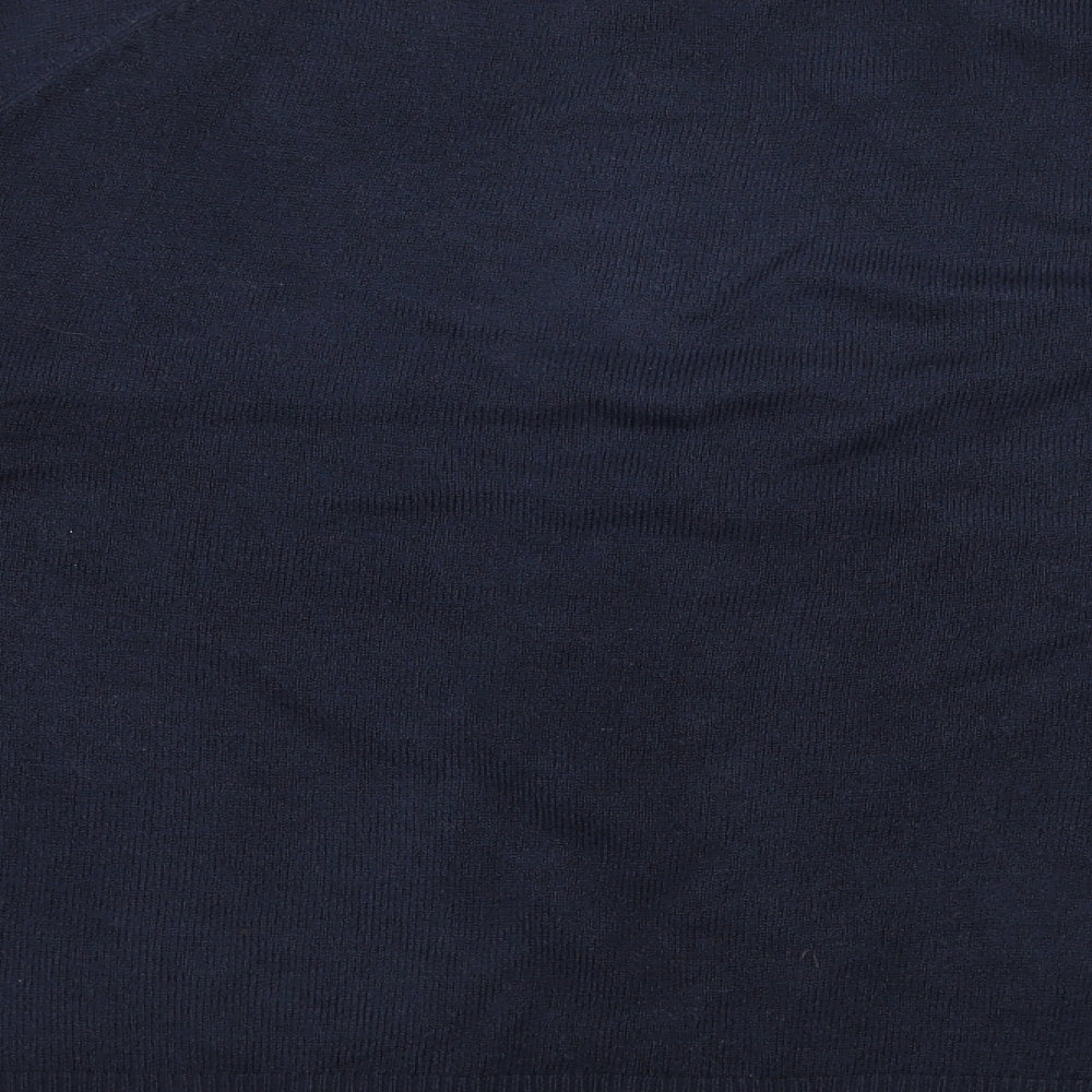 CONTEXT Womens Blue Knit Pullover Jumper Size XL