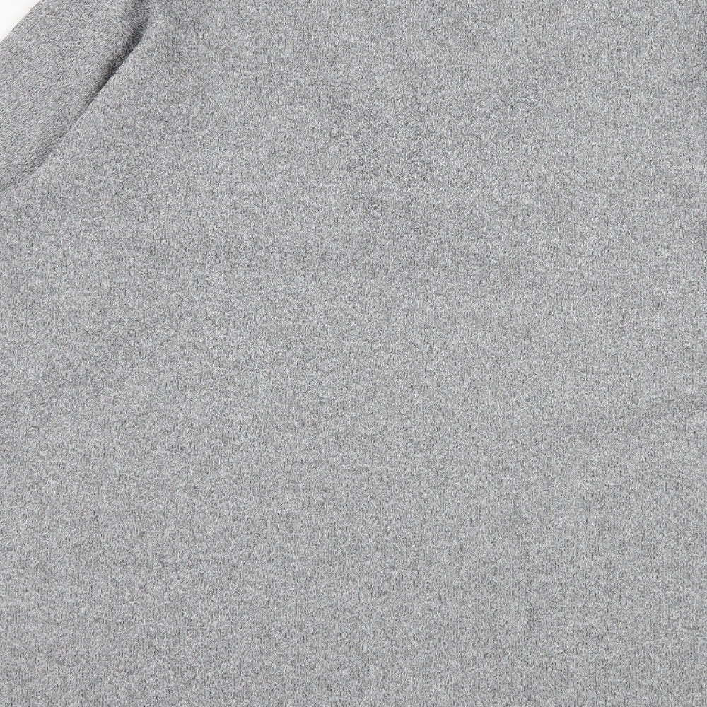 Dorothy Perkins Womens Grey Knit Pullover Jumper Size 10