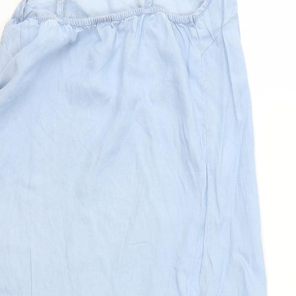 Denim & Co. Womens Blue Shift Size 4