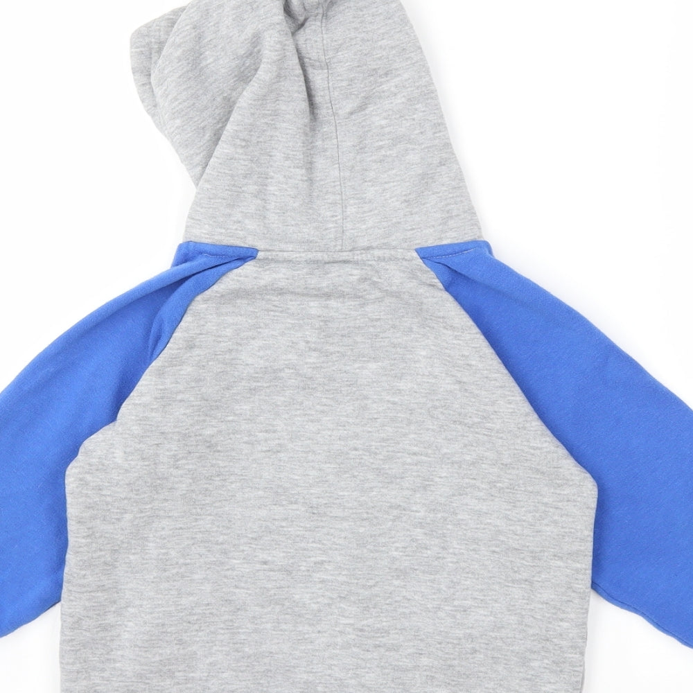 Slazenger Boys Grey Pullover Hoodie Size 5-6 Years