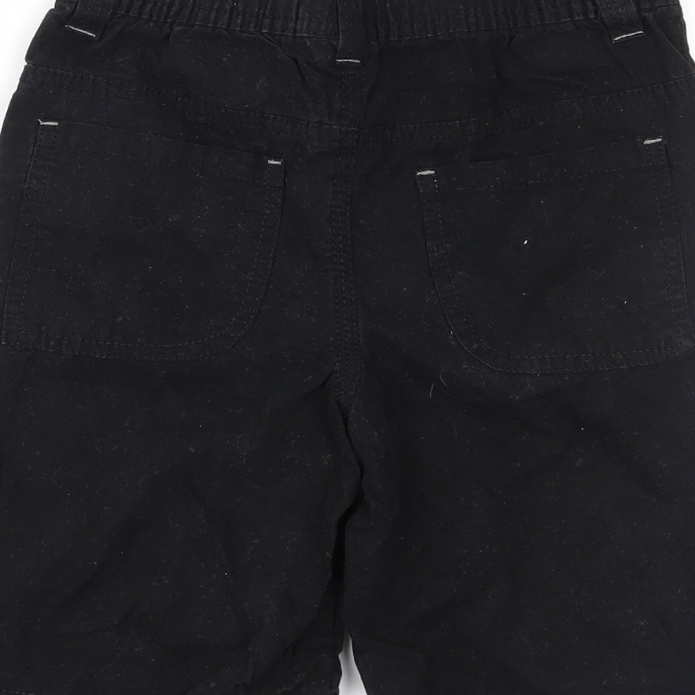 Rebel Boys Black Cropped Trousers Size 5-6 Years