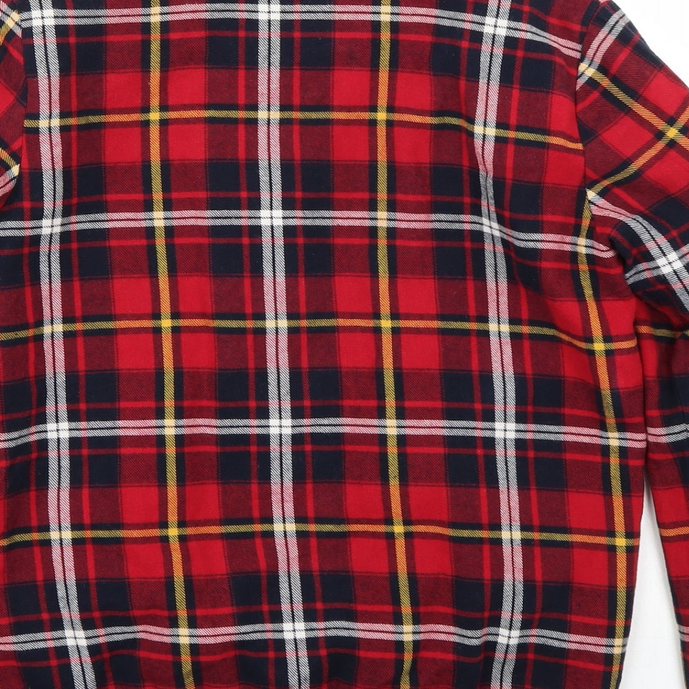 Cutie Womens Red Check Jacket Coat Size 8