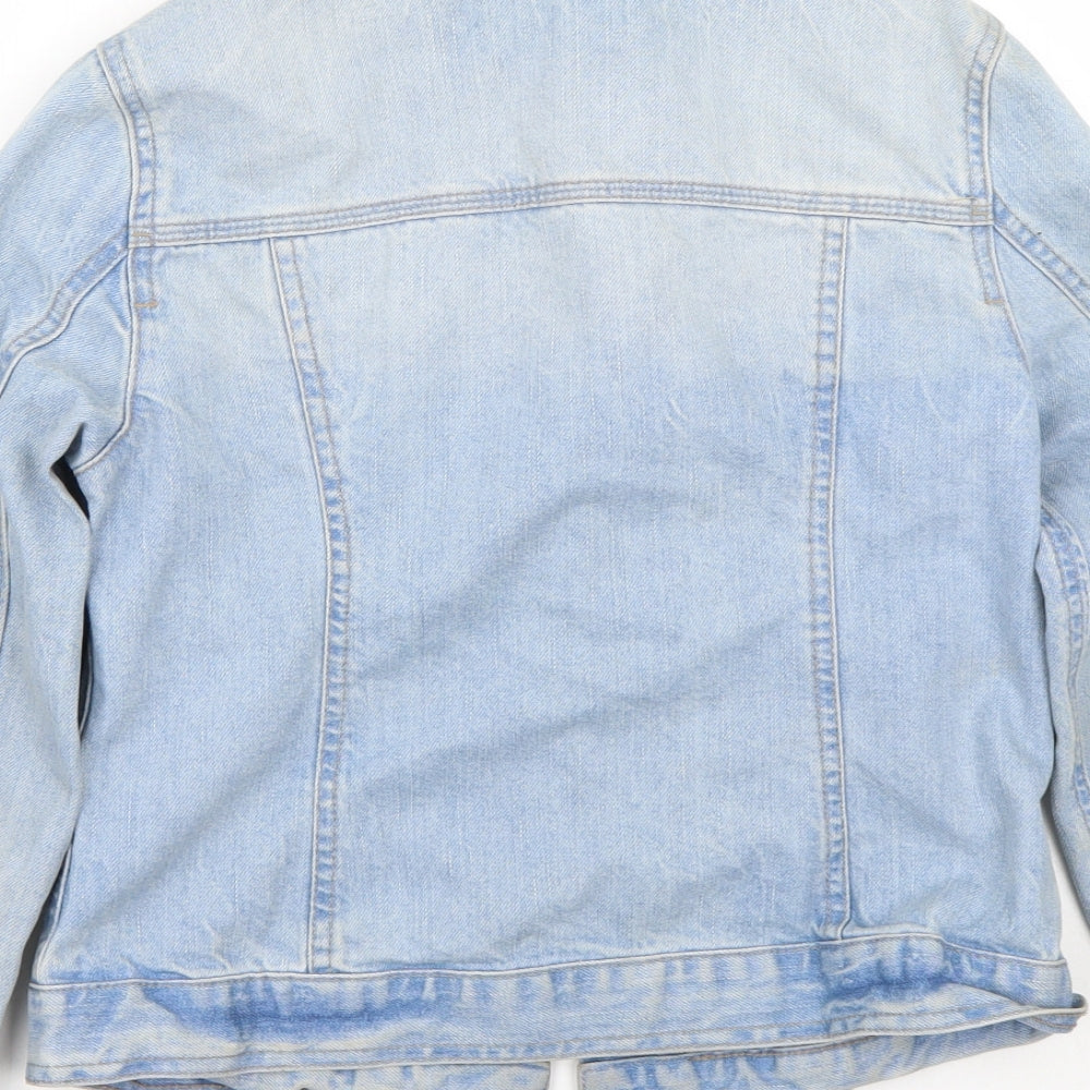 Newlook Womens Blue Jacket Coat Size 8