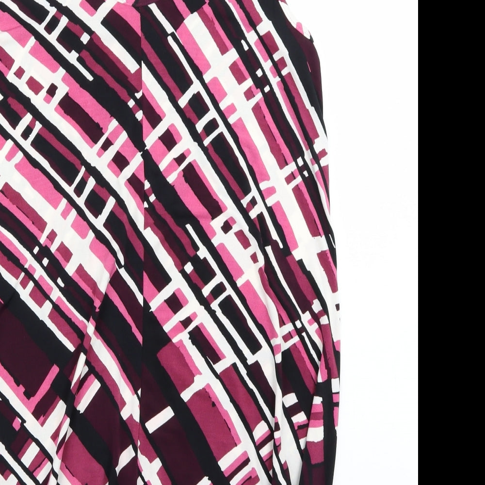 Reflections Womens Pink Basic T-Shirt Size M