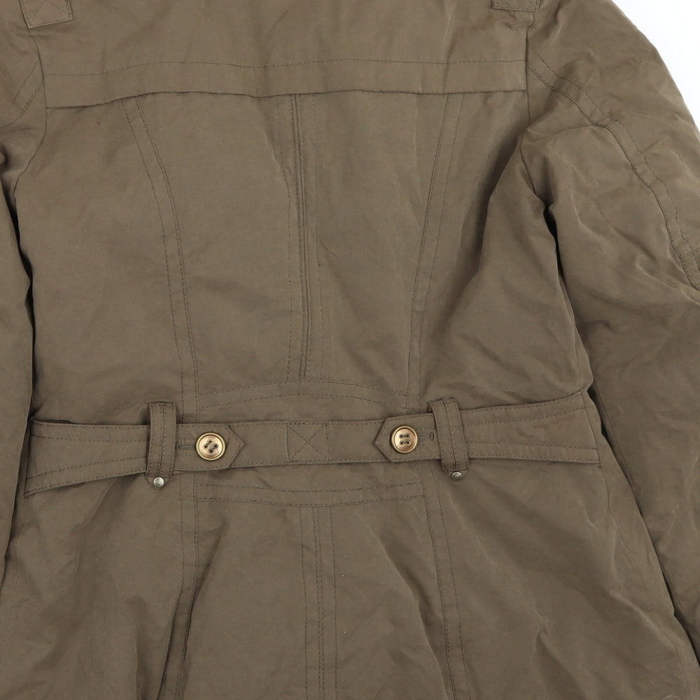 Cinoue Womens Brown Jacket Coat Size S