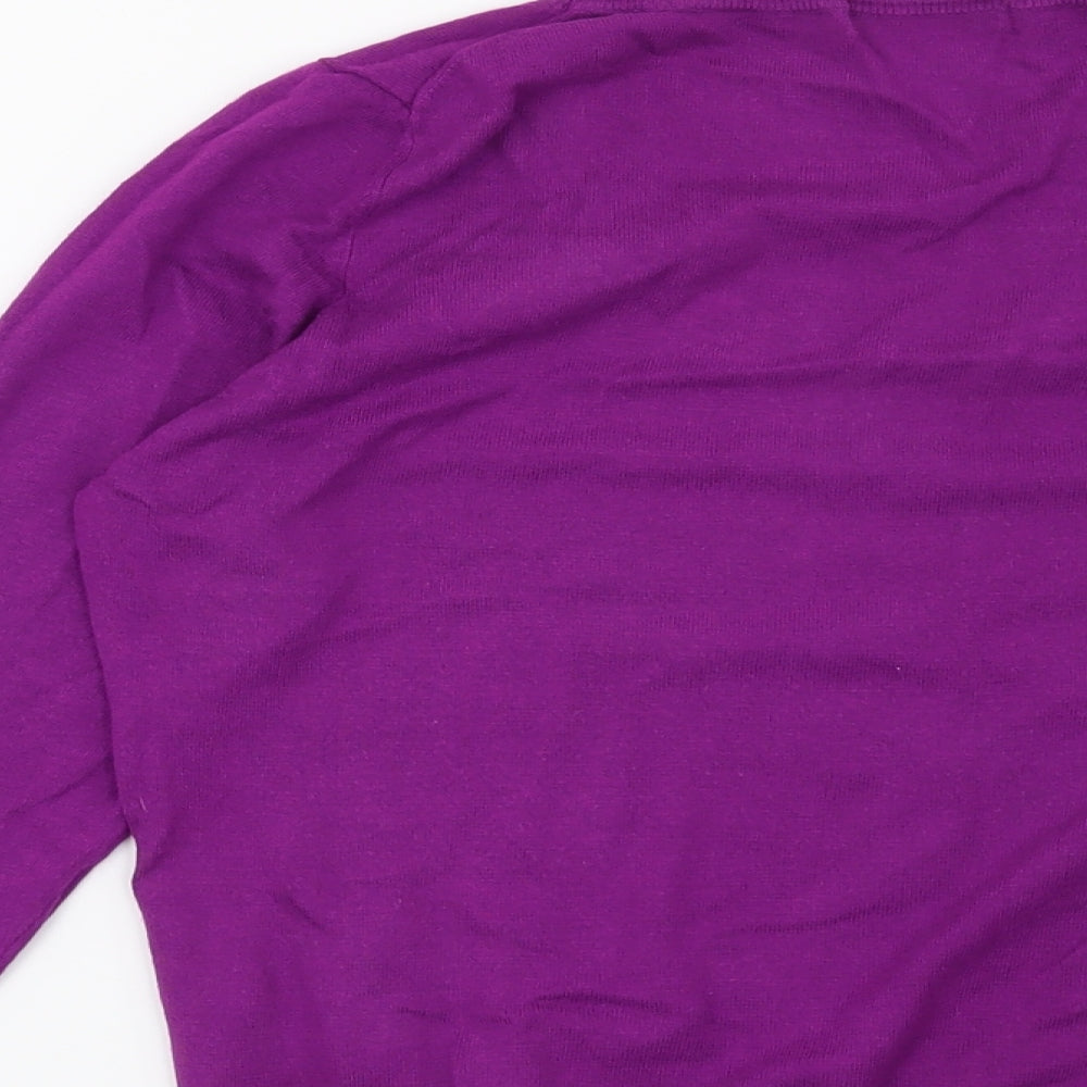 Marks & Spencer Womens Purple Pullover Jumper Size 14