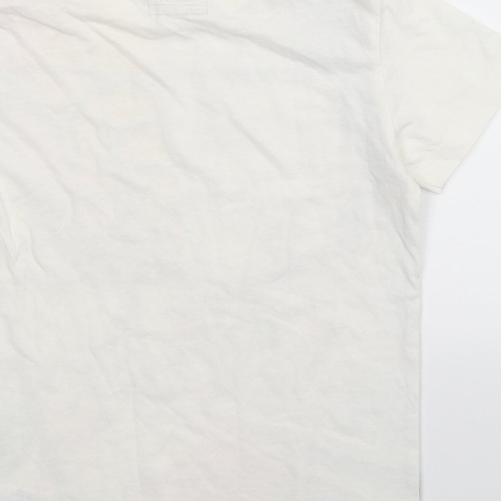 Next Boys White Basic T-Shirt Size 6 Years