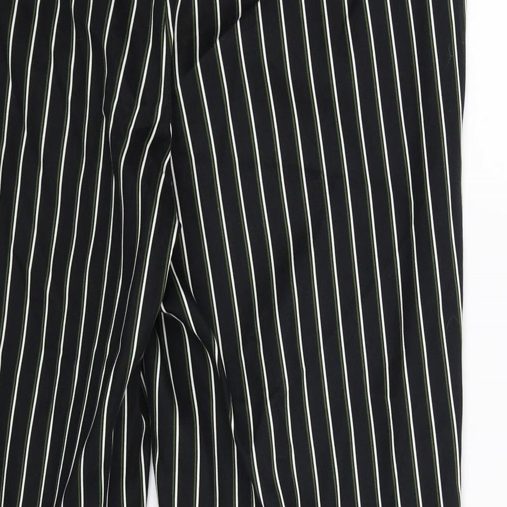 NEXT Womens Blue Striped Trousers Size 12 L25 in