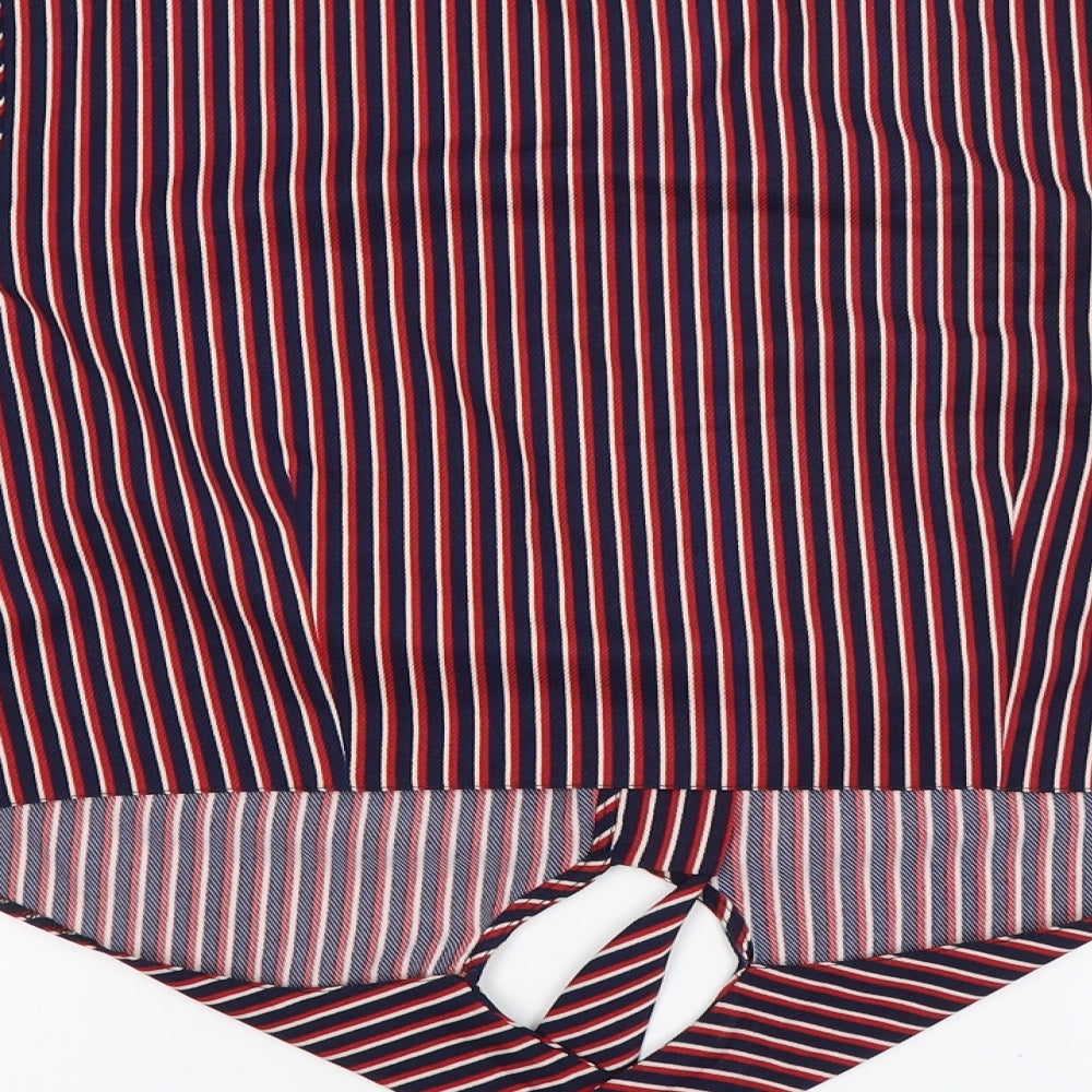 F&F Womens Multicoloured Striped Basic Button-Up Size 16
