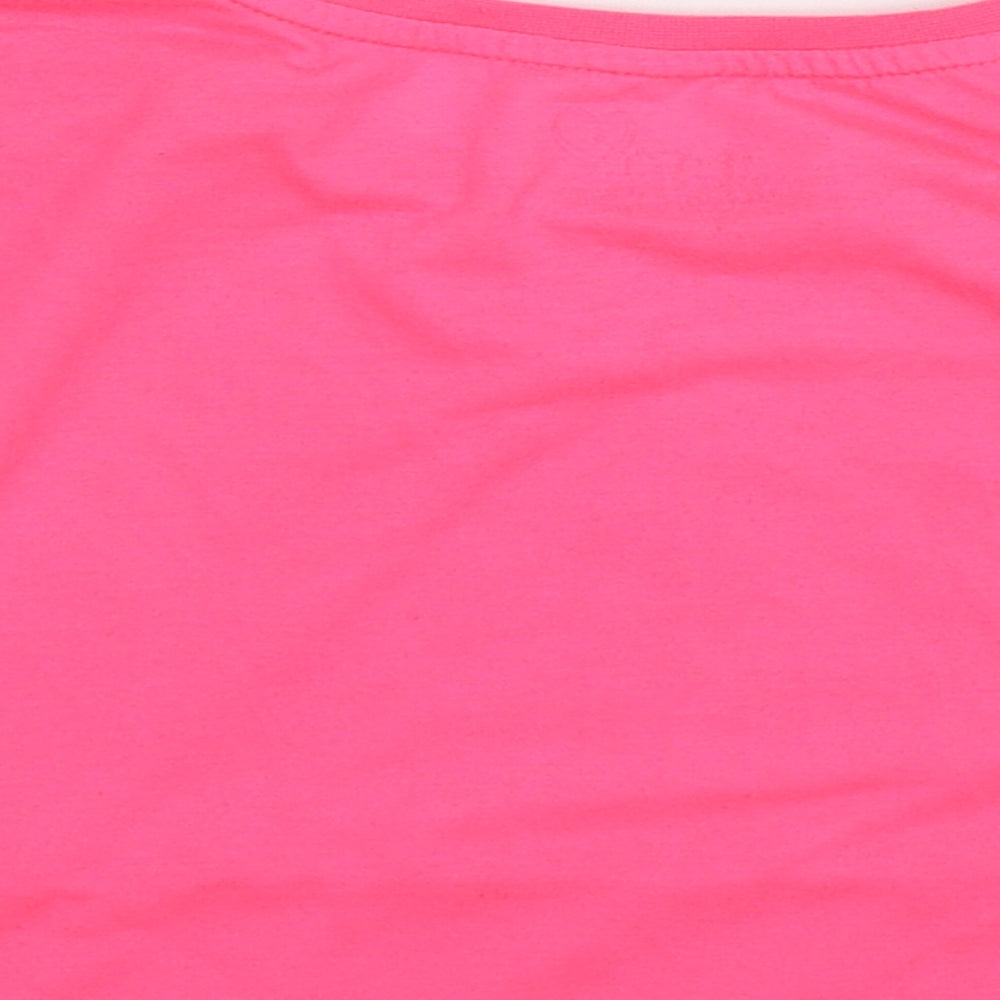 Primark Girls Pink Basic T-Shirt Size 11-12 Years