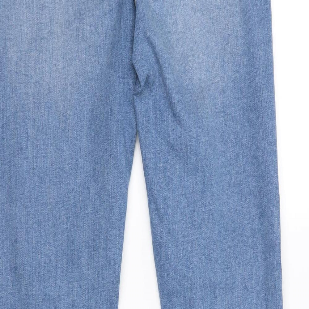 DenimCo Womens Blue Denim Skinny Jeans Size 4 L28 in