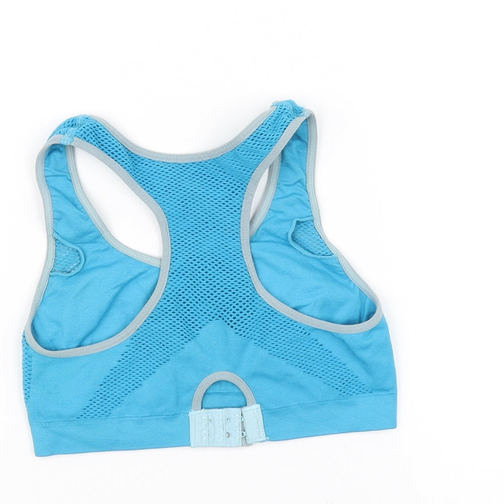 Secret Possesions Womens Blue Basic T-Shirt Size S