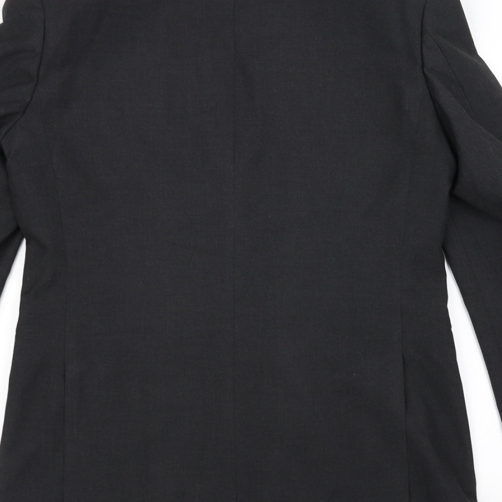 DEBINHAMS Mens Black Jacket Suit Jacket Size 38
