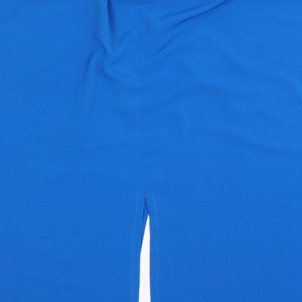 Size Up Womens Blue A-Line Skirt Size 24