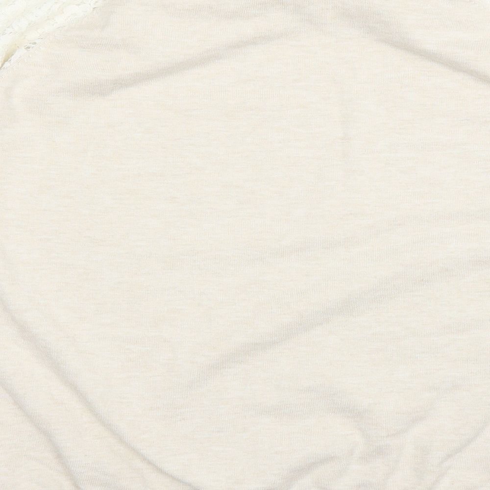 FOREVER 21 Womens Beige Pullover Jumper Size 20 - lace
