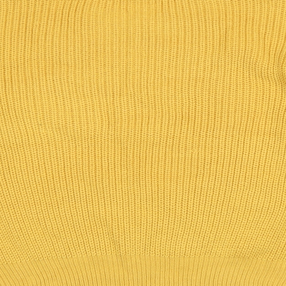 EWM Womens Yellow Pullover Jumper Size S