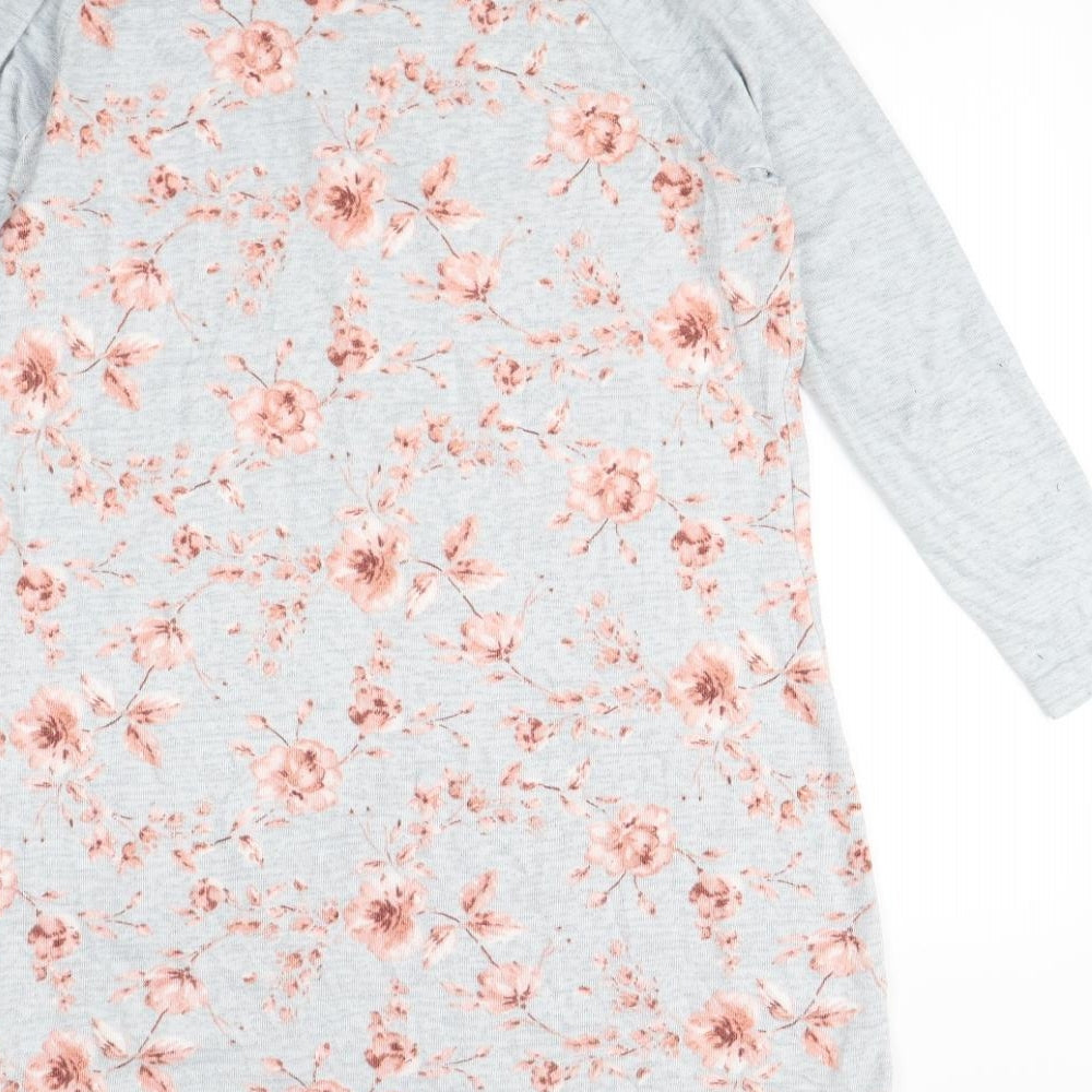 TU Womens Grey Floral Mini Size 12