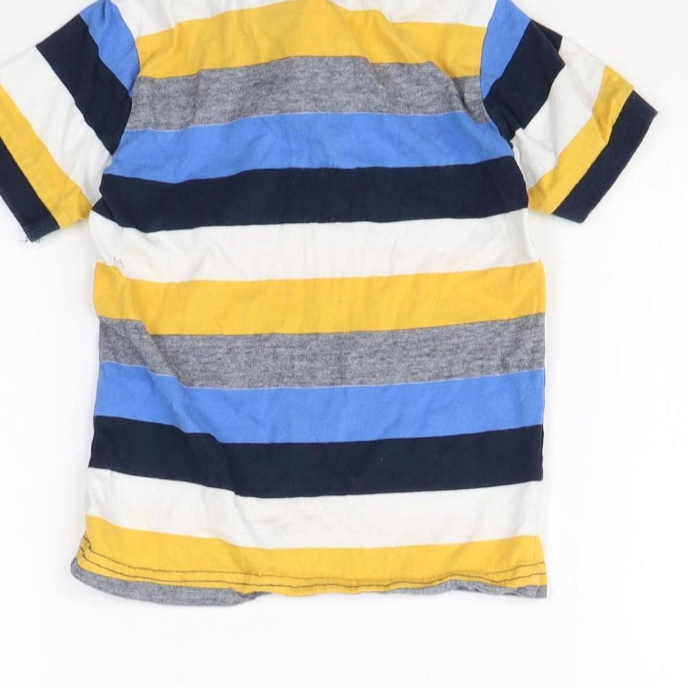 George Boys Multicoloured Striped Basic Polo Size 3 Years