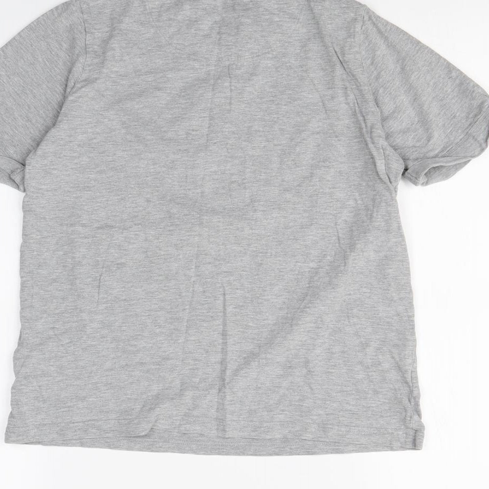 M&s Boys Grey Rayon Basic T-Shirt Size 10 Years