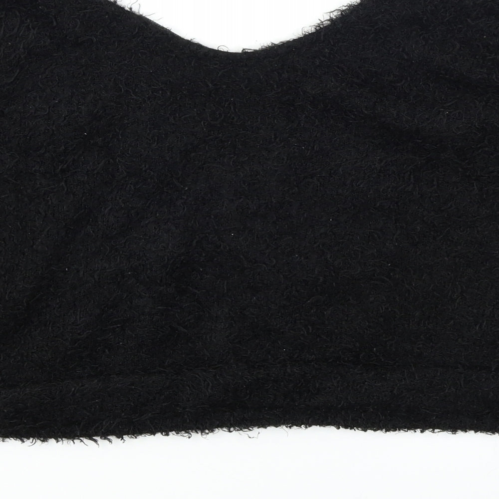Femme Luxe Womens Black Pullover Jumper Size M