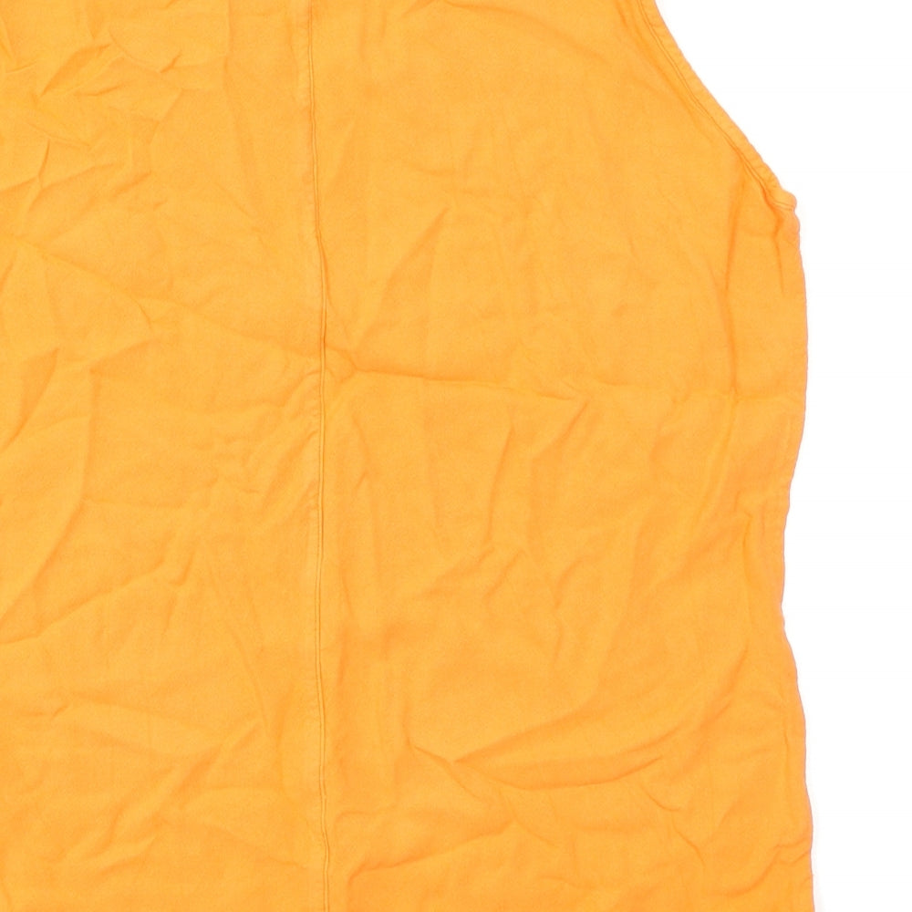 Joie de Vivre Womens Orange Basic Tank Size S