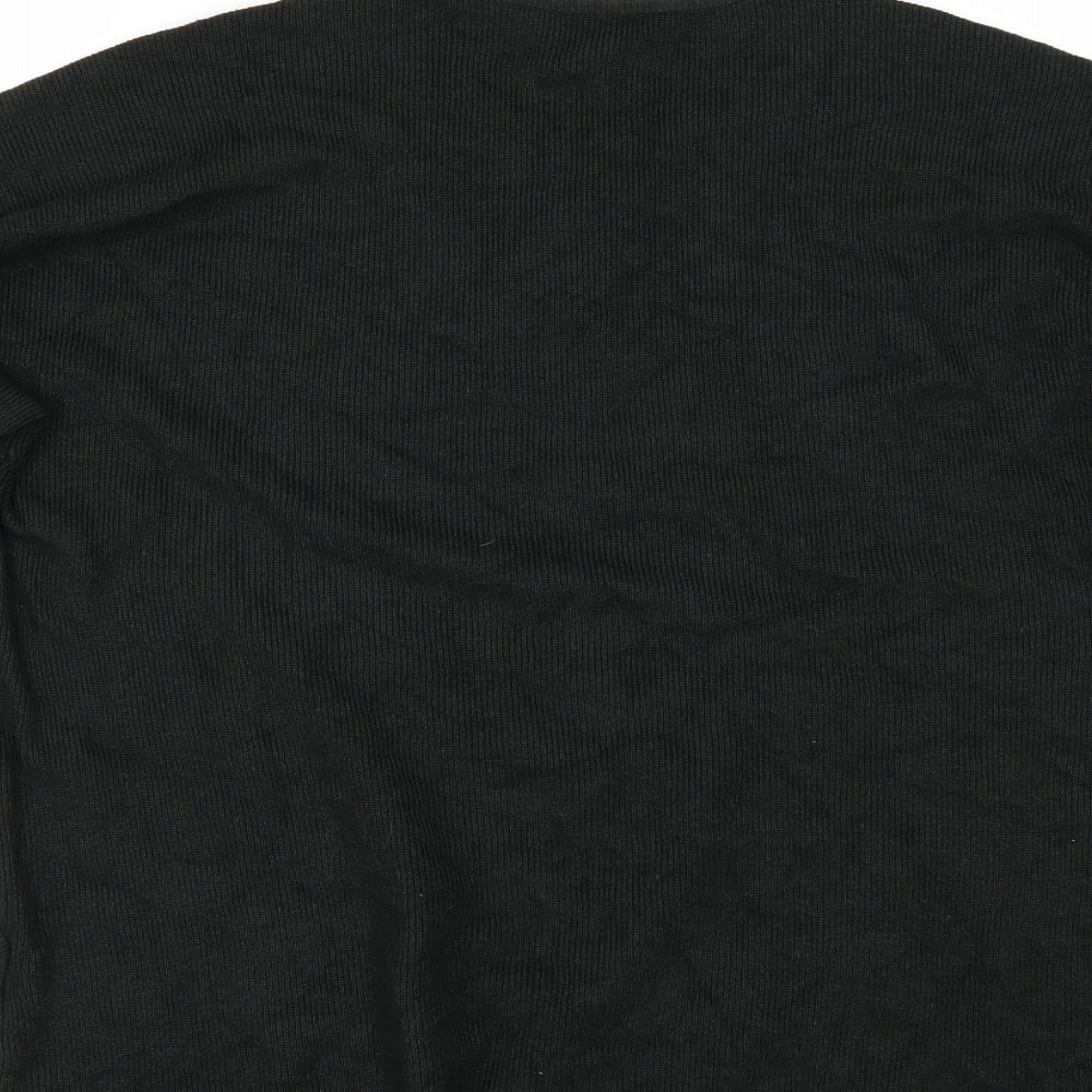 Warehouse Womens Black Pullover Jumper Size 8