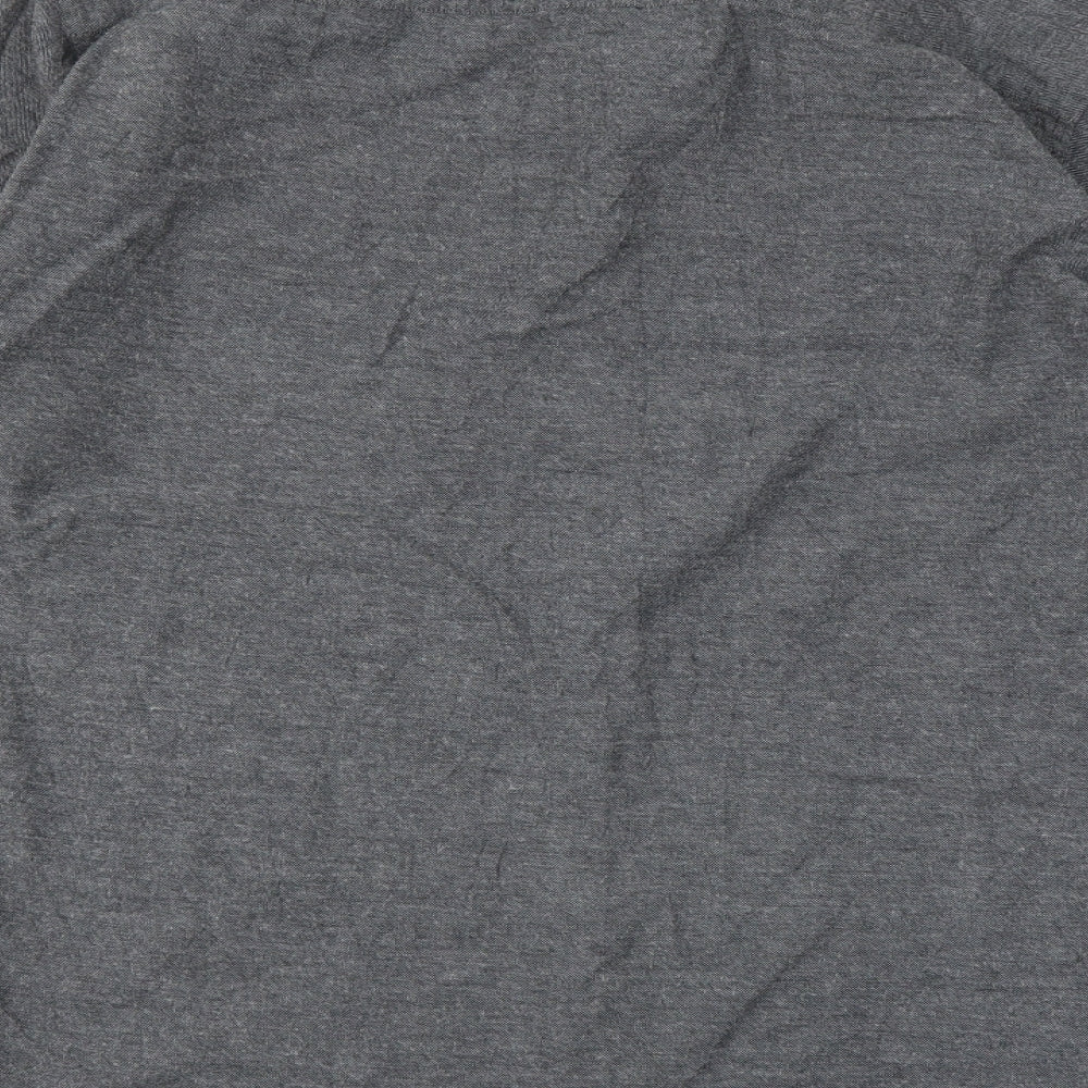 camiciamoci Mens Grey Button-Up Size XL