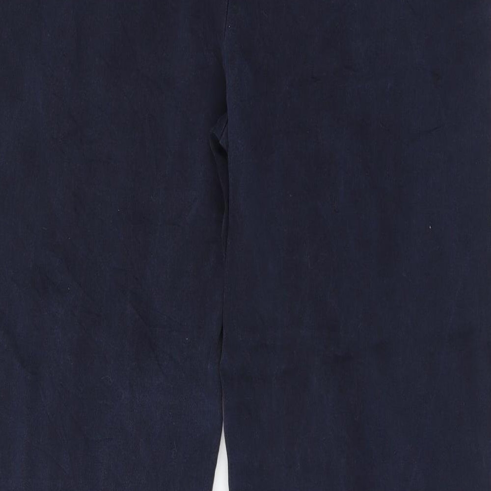 Country Casuals Womens Blue Trousers Size 14 L29 in