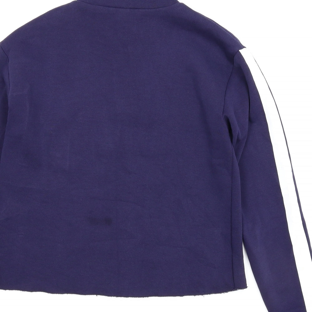 Matalan Girls Blue Pullover Jumper Size 14 Years - Cropped
