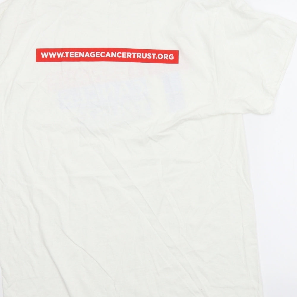 Gildan Mens White T-Shirt Size M