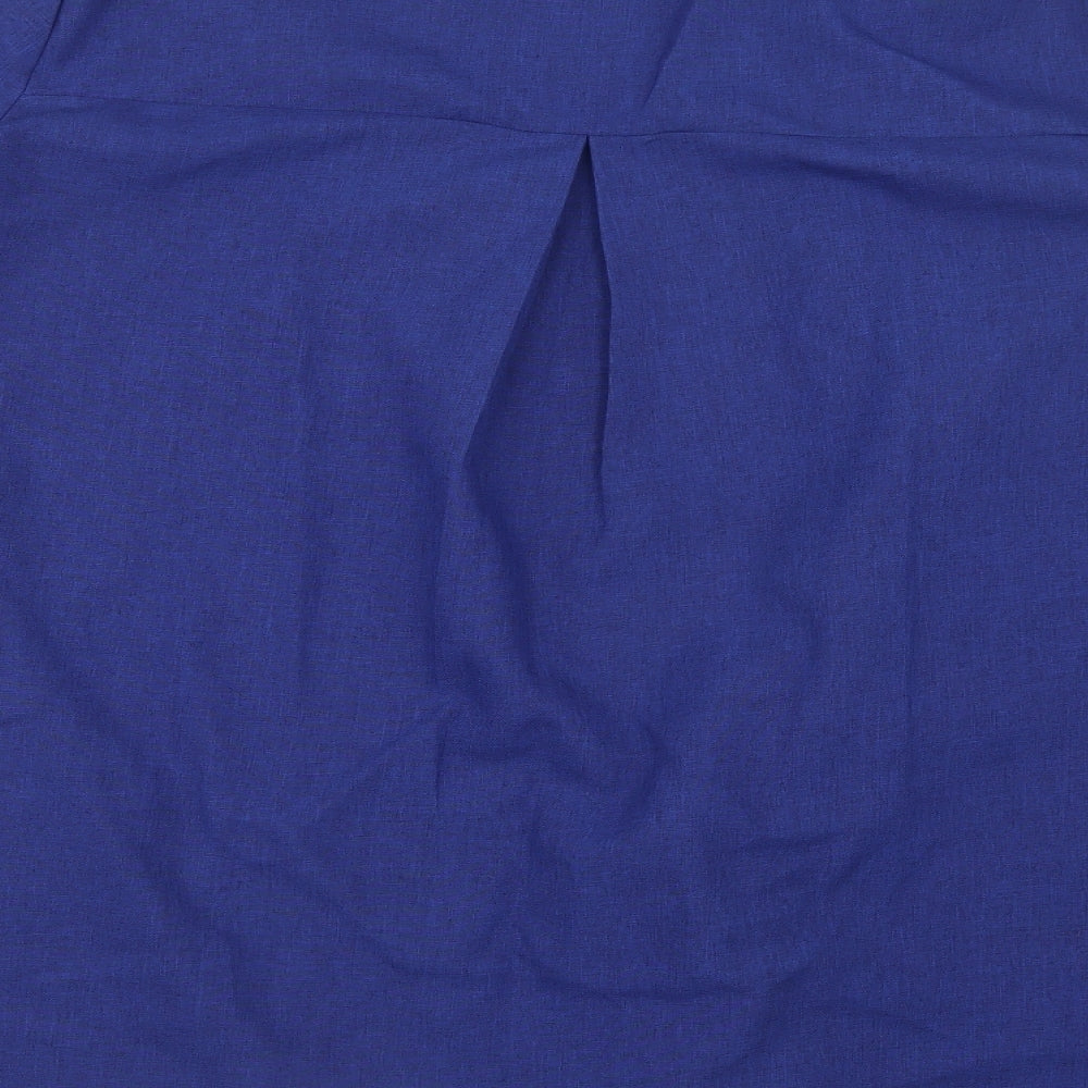 Maggie Womens Blue Jacket Size 3XL