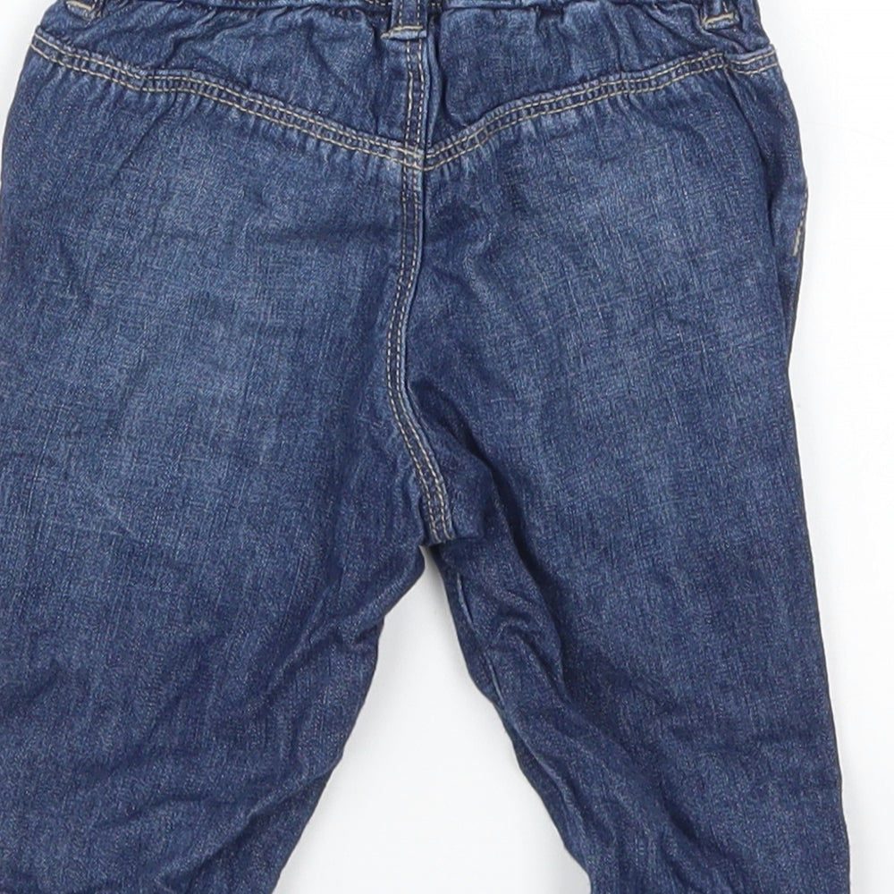 H&M Girls Blue Denim Capri Jeans Size 3-6 Months