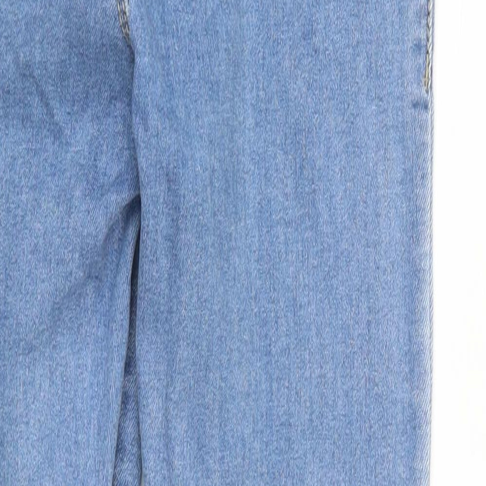 Pretty Little Thing Womens Blue Denim Skinny Jeans Size 6 L27 in