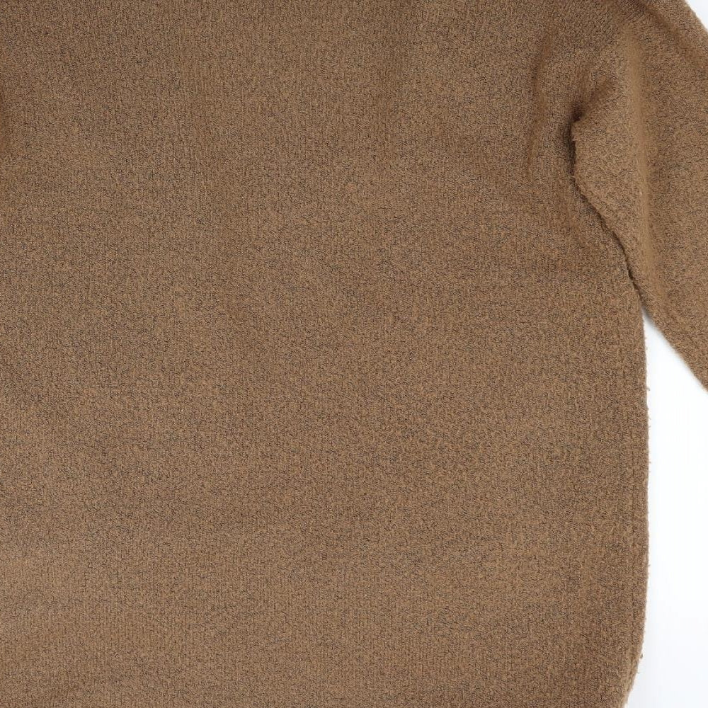Forever21 Womens Brown Knit Cardigan Jumper Size M