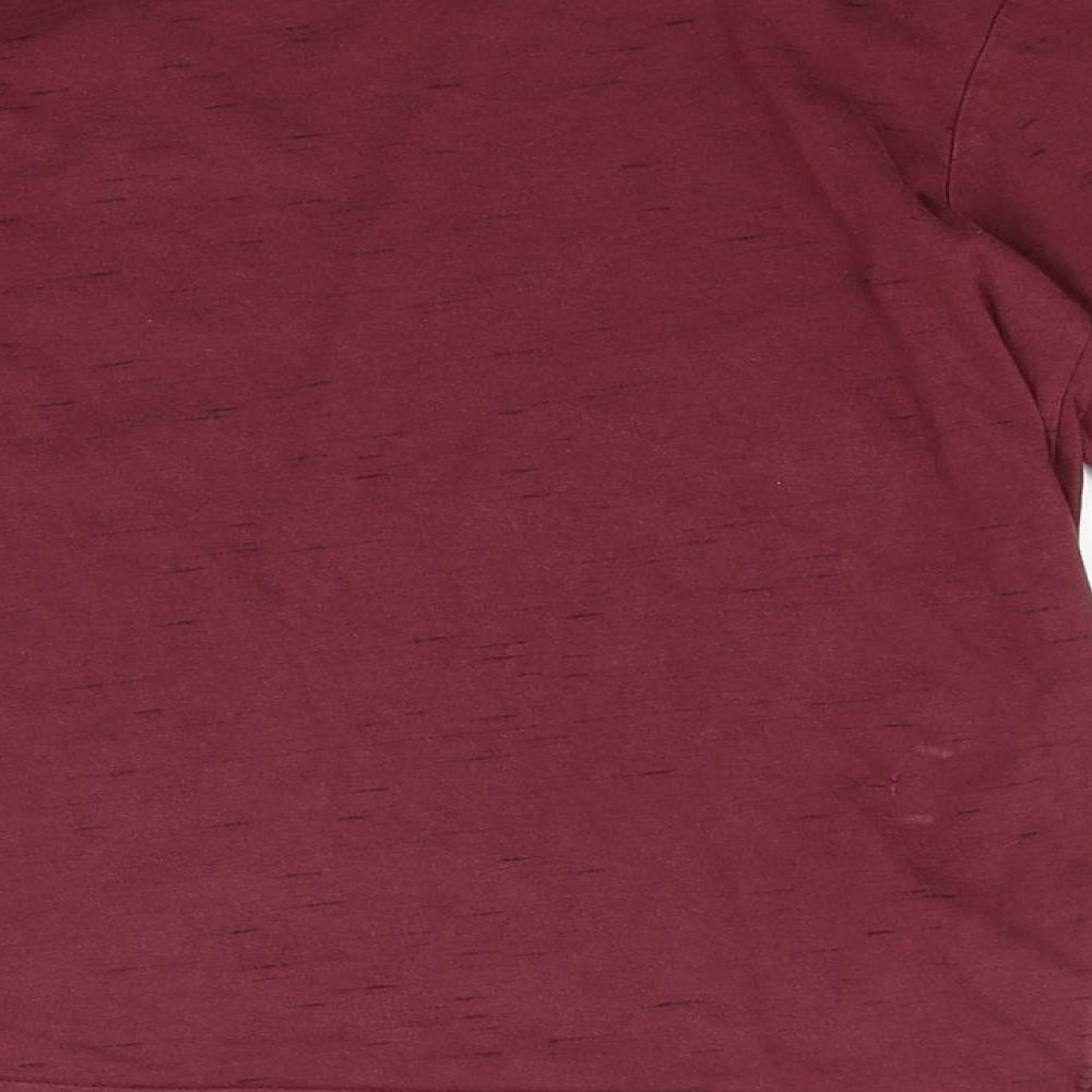 George Boys Red Basic Polo Size 8-9 Years