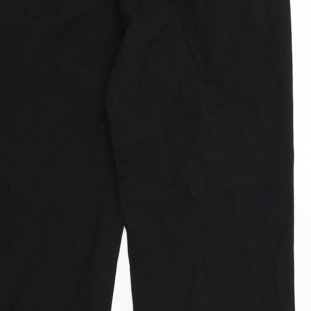 F&F Womens Black Trousers Size 12 L28 in