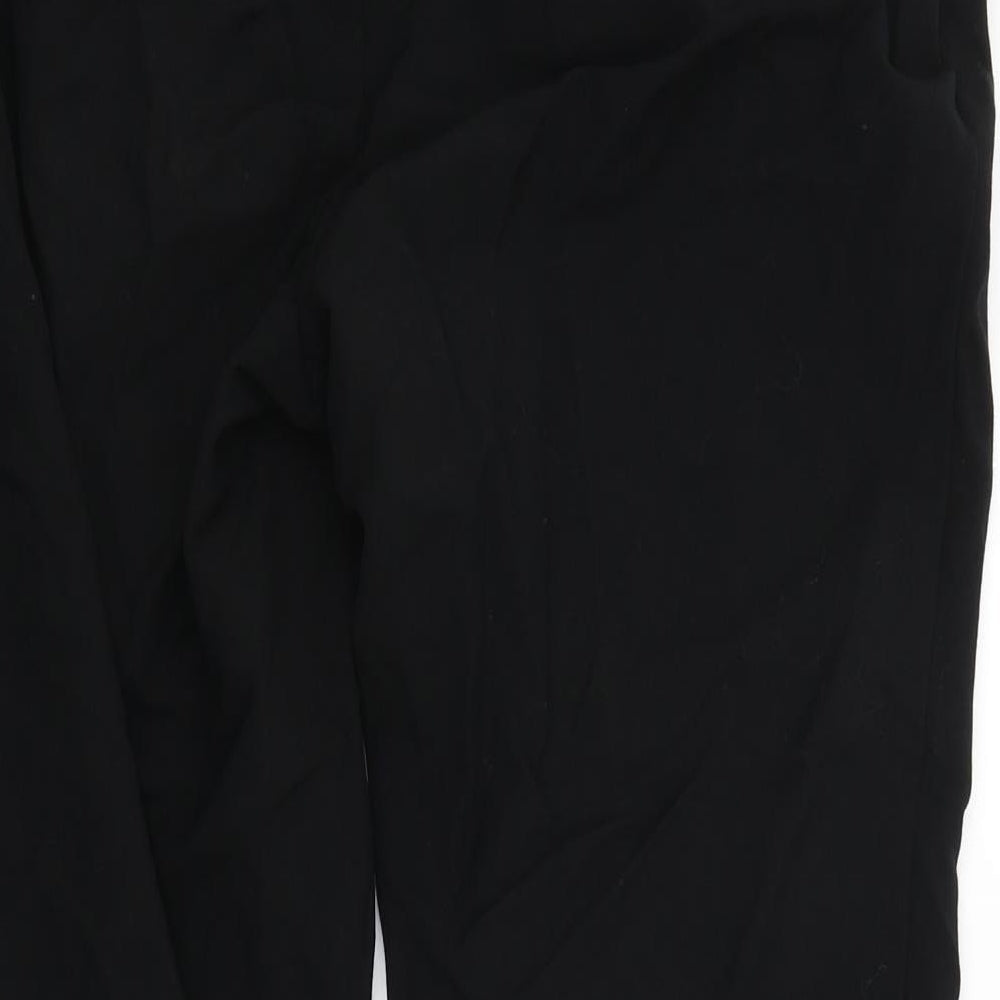 NEXT Womens Black Trousers Size 12 L25 in
