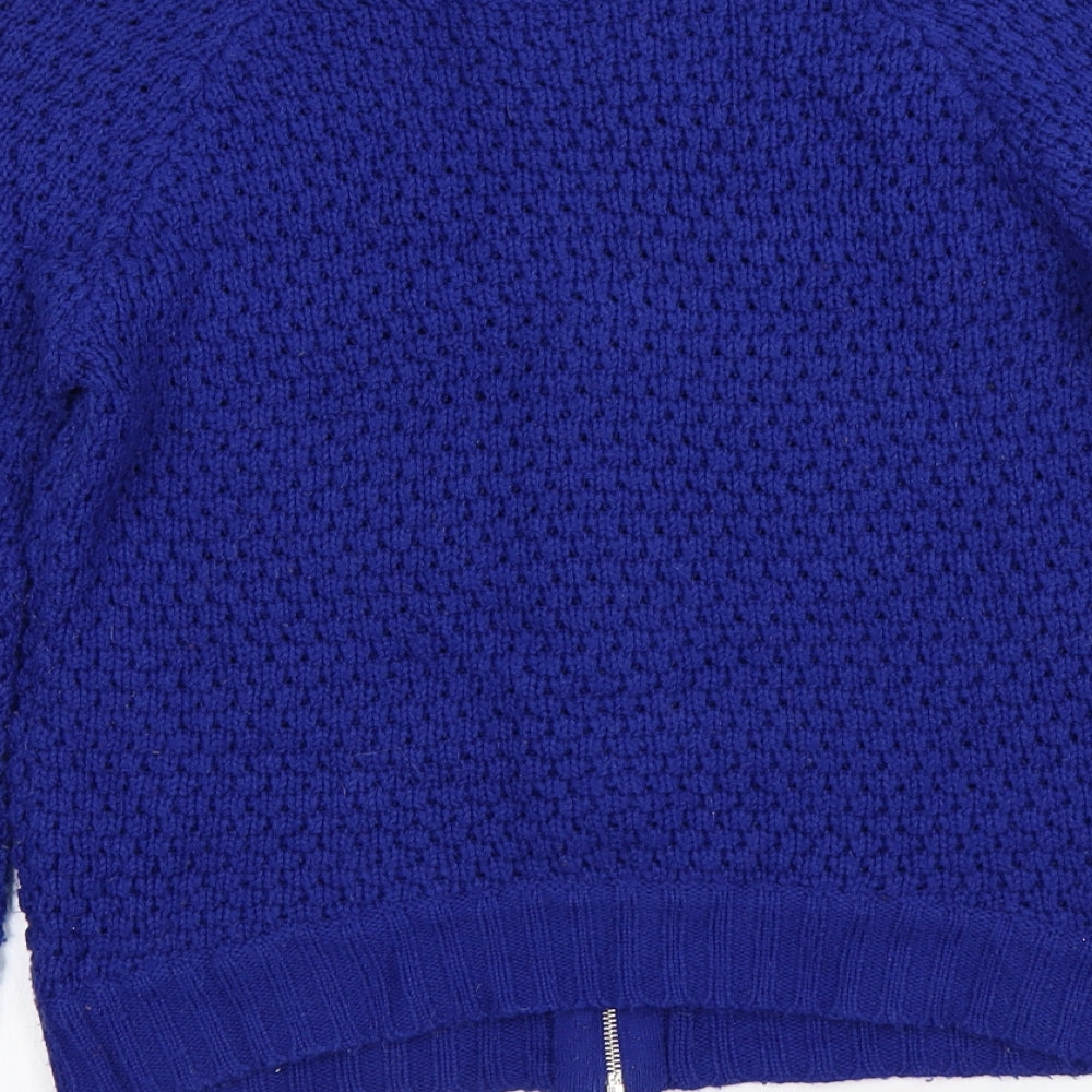 Heart & soul Womens Blue Jacket Coat Size 10