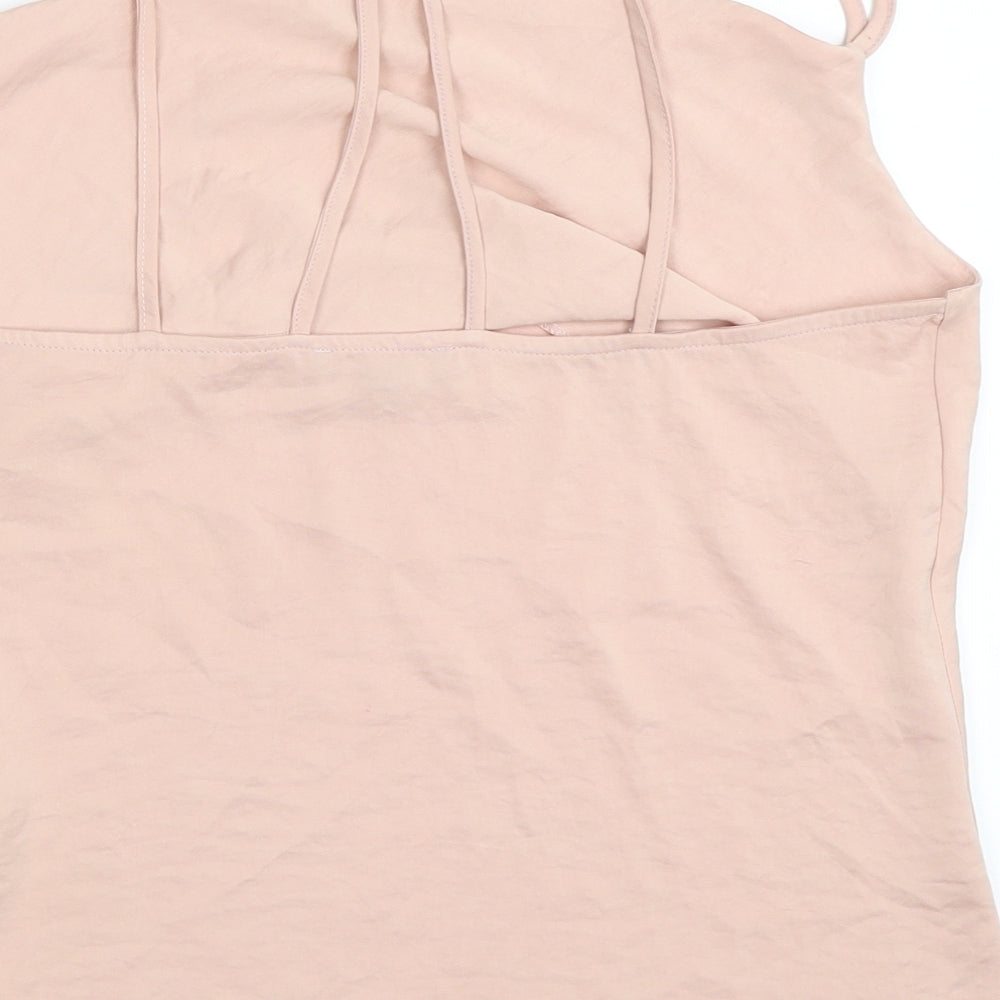 New Look Womens Pink Camisole Blouse Size 10