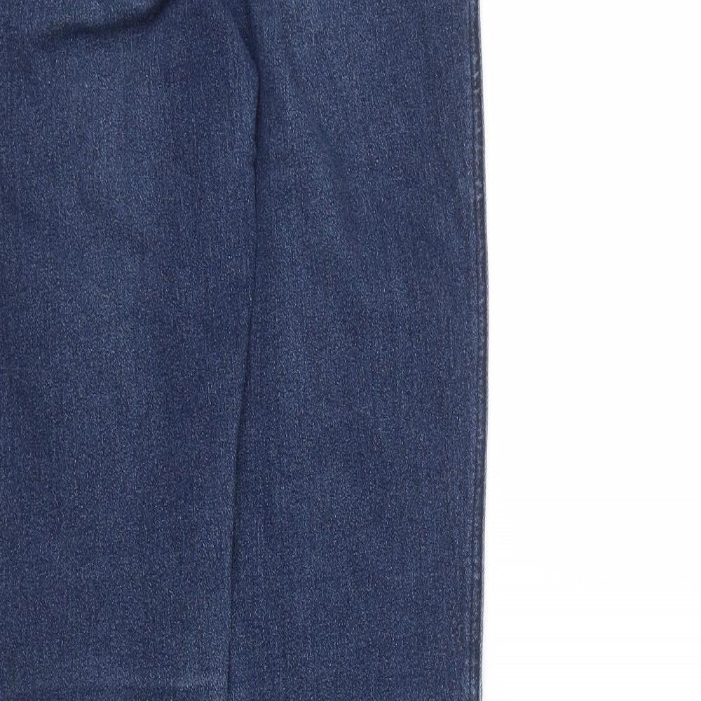 THE ROCKN REV Womens Blue Skinny Jeans Size 6 L30 in