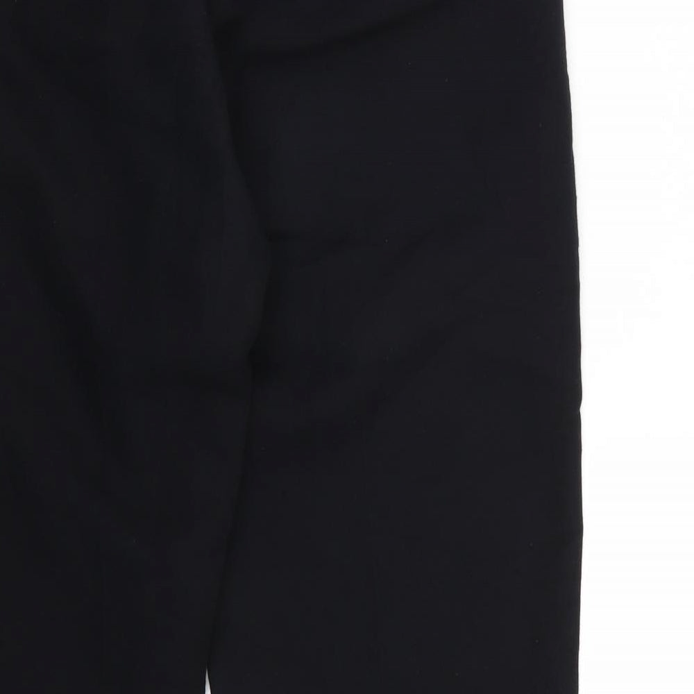 Gerald Darel Womens Black Cropped Trousers Size 38 L26 in