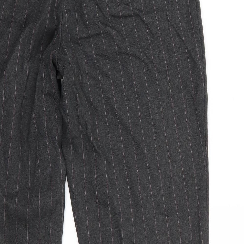 Marks and Spencer Womens Grey Trousers Size 12 L27 in