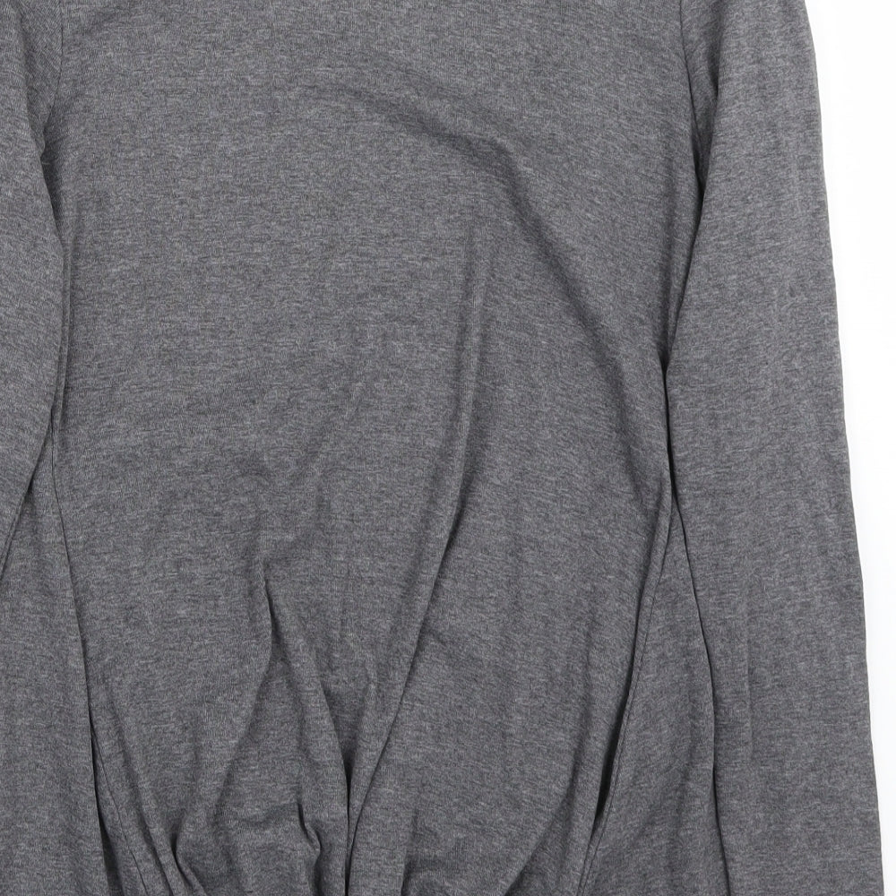 Marks & Spencer Womens Grey Cardigan Jumper Size 10