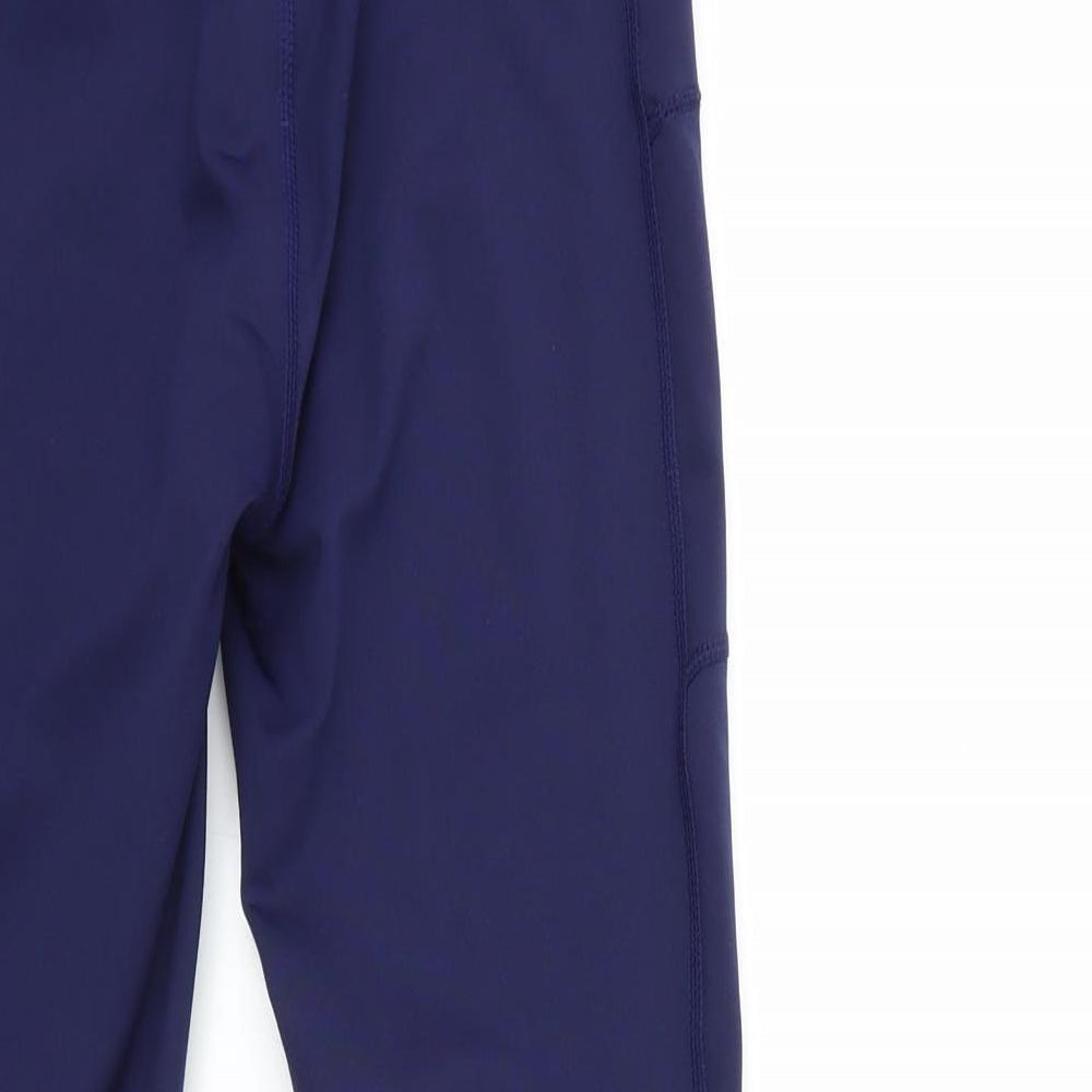 active fit for life Womens Blue Compression Leggings Size 8 L26 in