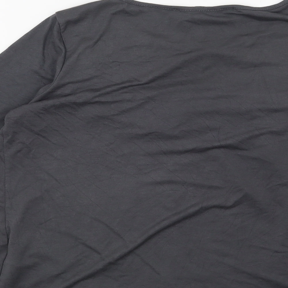 La Redoute Womens Grey Geometric Basic Blouse Size 6