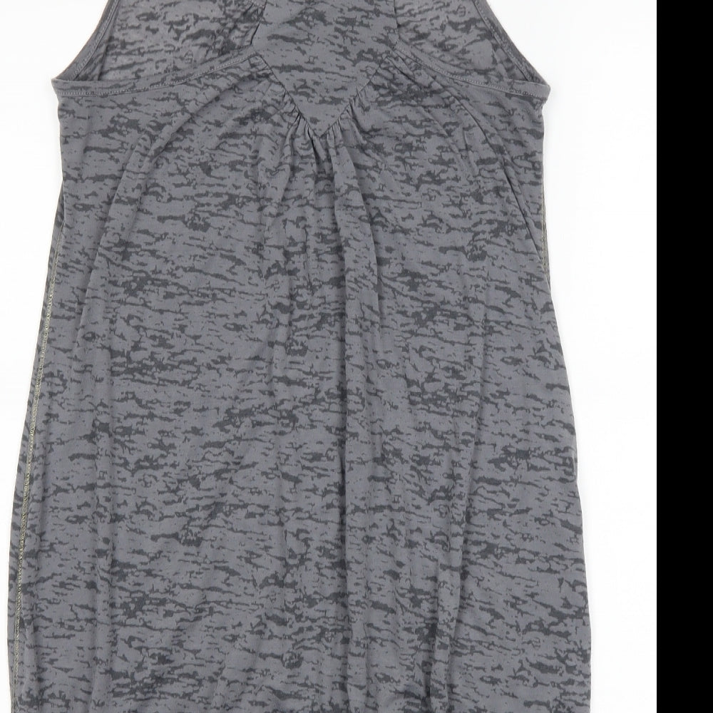 Select Womens Grey Basic Tank Size 10 - peace